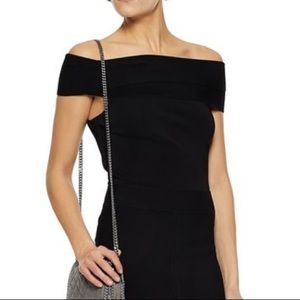 Alexander Wang Stretch Knit Off Shoulder Top